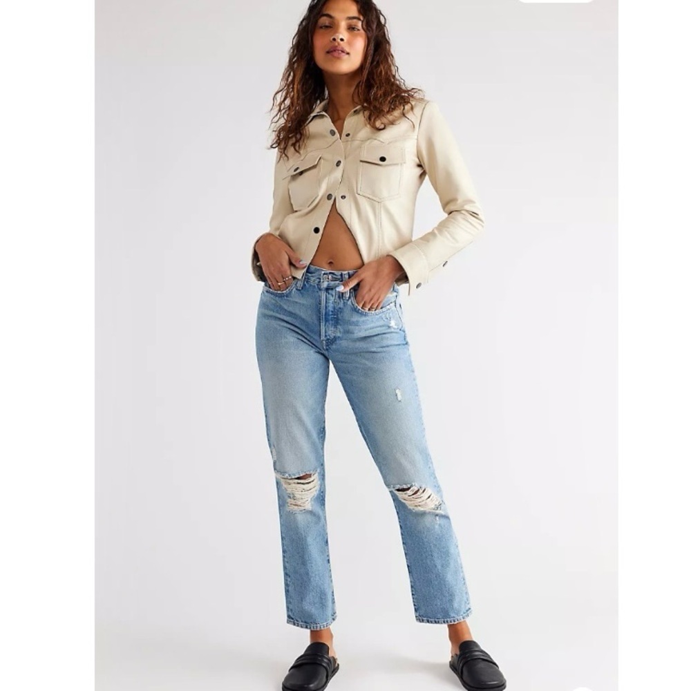 Edwin Free People CAI Classic Straight Leg Jeans Size 30